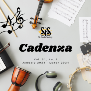 St. Cecilia Society Cadenza, Vol. 51, No. 1